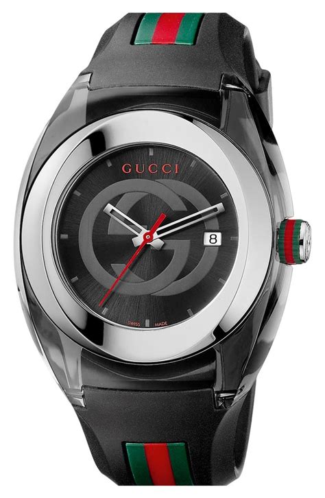 gucci rubber band|gucci leather watch bands women.